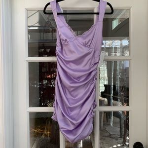 American Threads Small Purple Satin Dress
